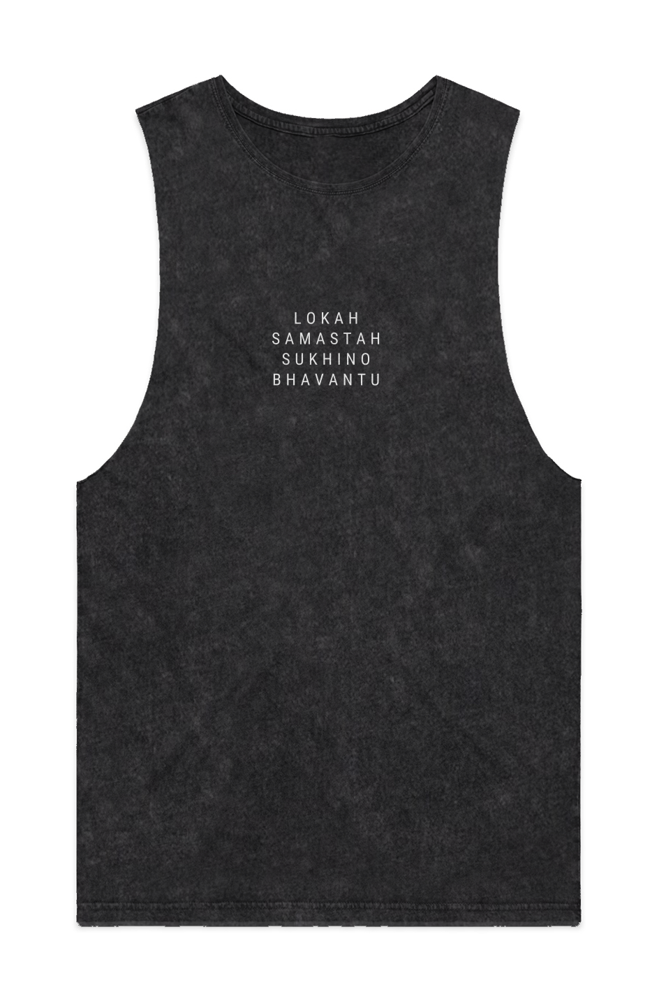 LOKAH SAMASTA SUKHINO BHAVANTU STONE WASH TANK