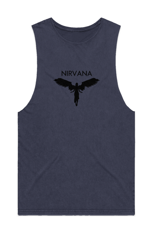 MENS STONE WASH BARNARD TANK