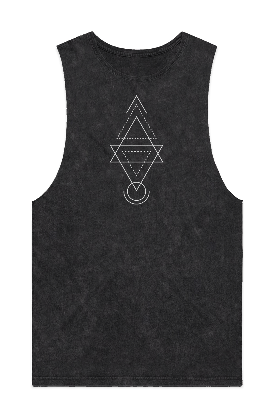 MENS STONE WASH BARNARD TANK