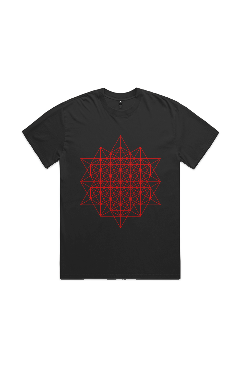 RED SACRED GEO HEAVY TEE