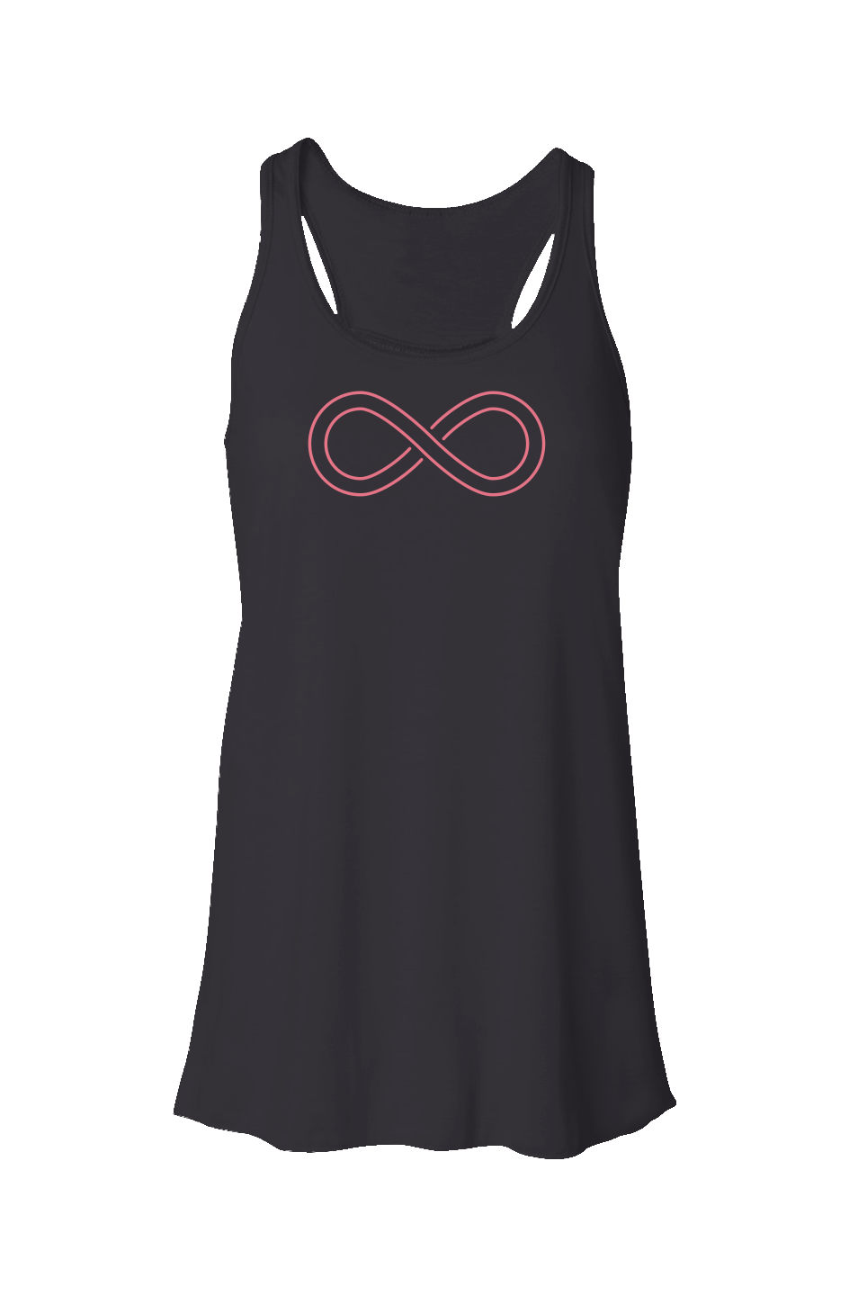 PINK INFINITY FLOWY RACERBACK TANK