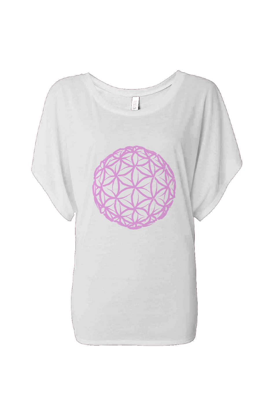 PASSION FLOWY DRAPED TEE