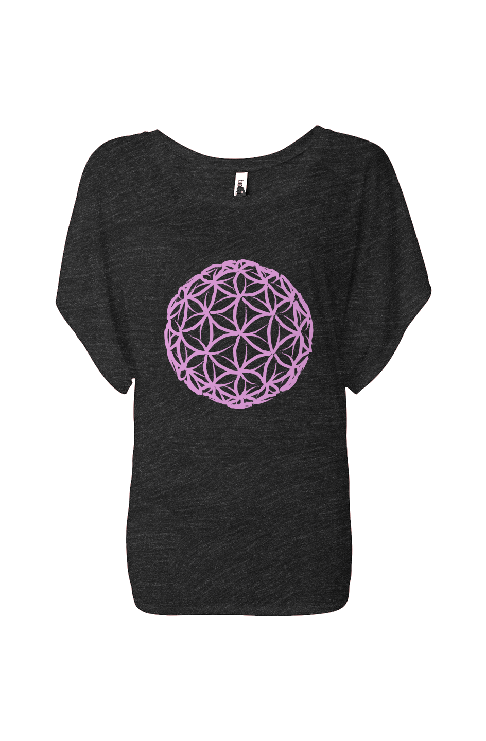 PASSION FLOWY DRAPED TEE