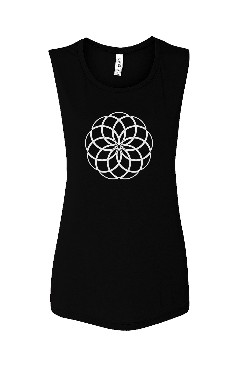 BLISSFUL MOMENTS FLOWY SCOOP MUSCLE TANK