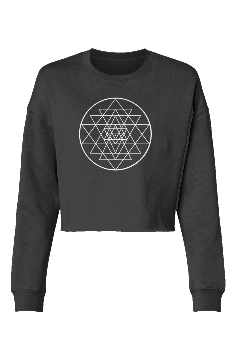 CLOUD 9 LIGHTWEIGHT CROPPED CREW SWEATSHIRT