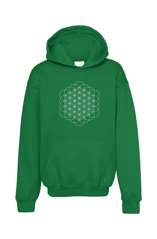 FLOWER OF LIFE YOUTH HOODIE BOYS