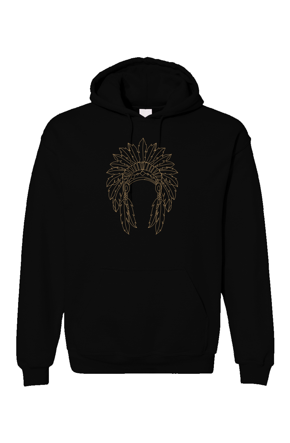 SHAMANIC FEATHER HEAD HOODIE