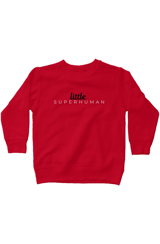 LITTLE SUPERHUMAN FLEECE SWEATSHIRT