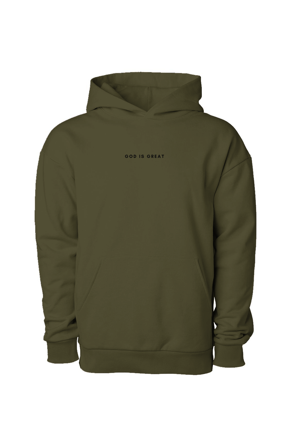 GOD IS GREAT HOODIE EARTH TONES